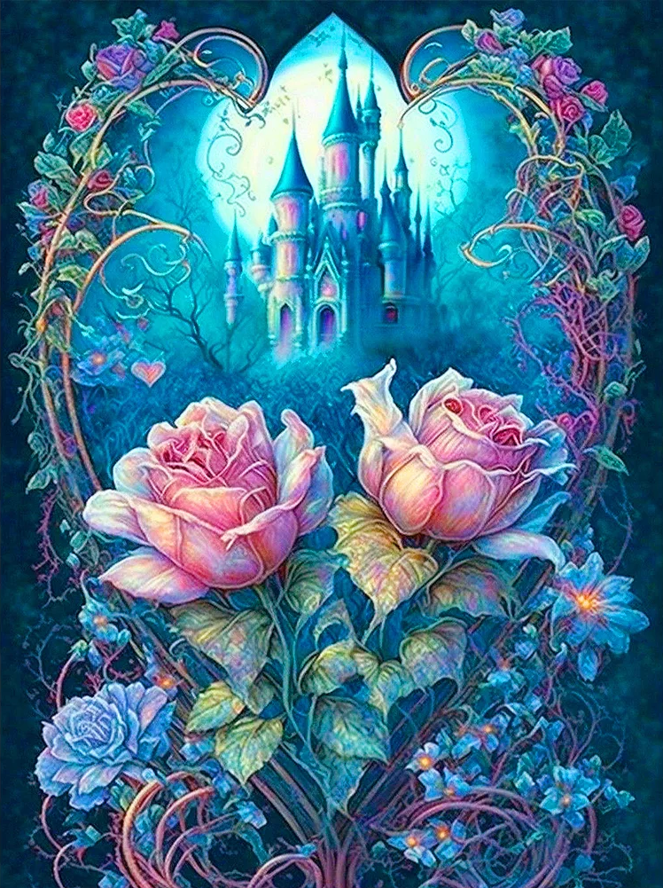 AB Diamond Painting  |  Rose Castle