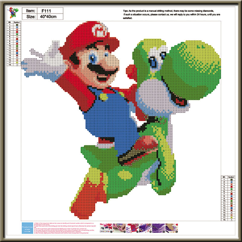 Mario  |  Full Round Diamond Painting Kits