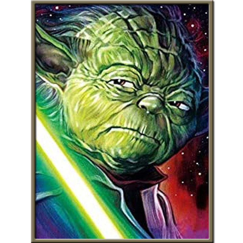 Maître Yoda | Kits complets de peinture au diamant rond