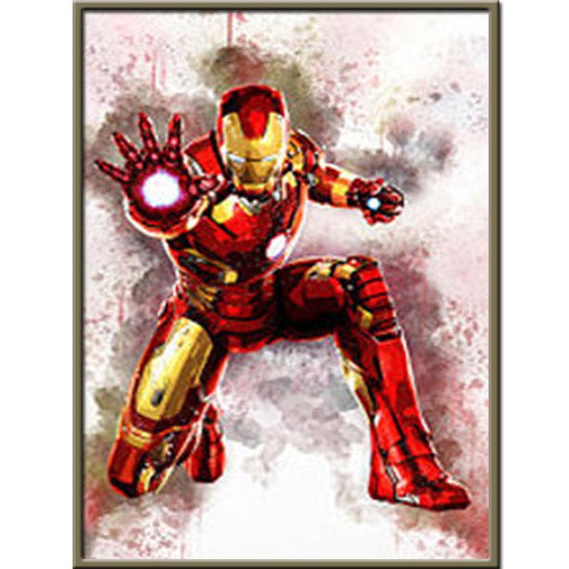 Iron Man  | Full Round Diamond Painting Kits