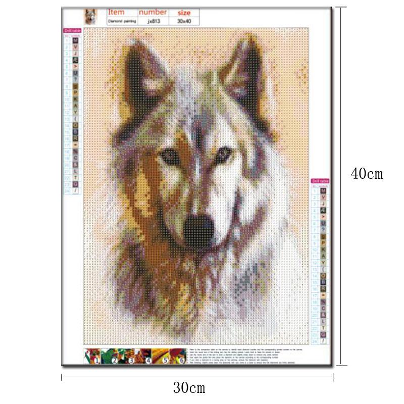 wolf | Full Round Diamond Painting Kits
