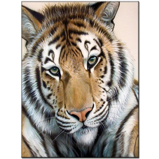 Tigre | Kits complets de peinture au diamant rond