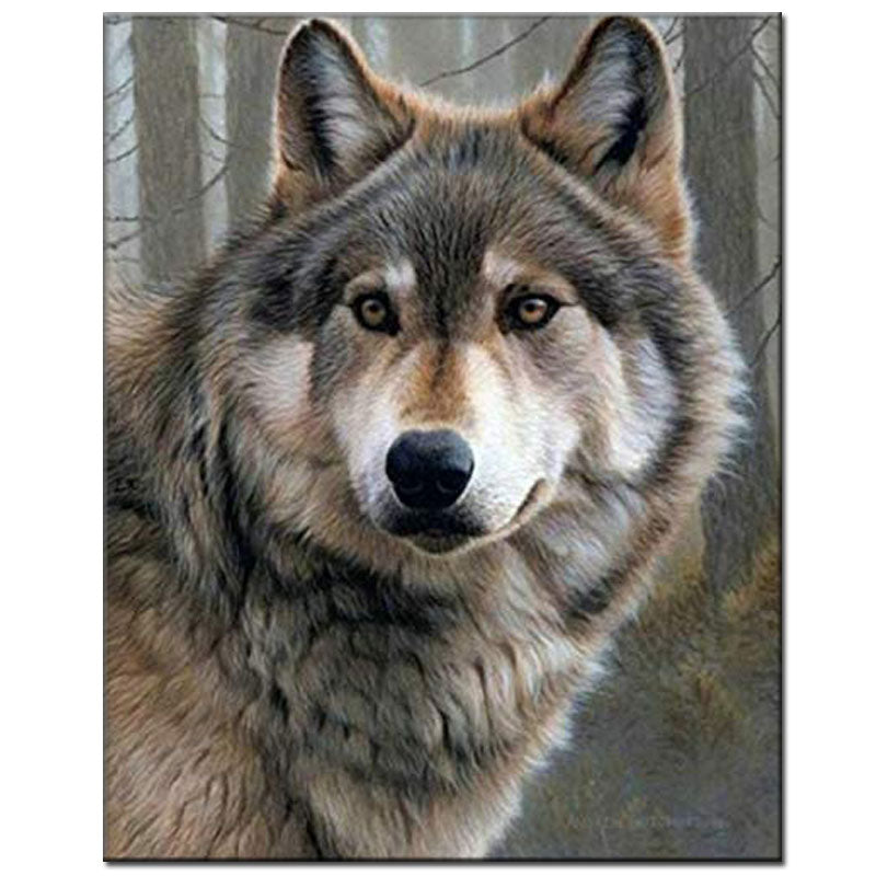 wolf  | Full Round Diamond Painting Kits