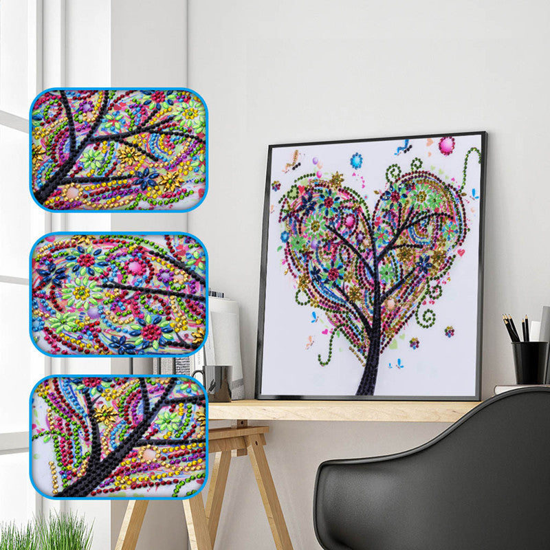 Tree  | Crystal Rhinestone  | Full Round Diamond Painting Kits