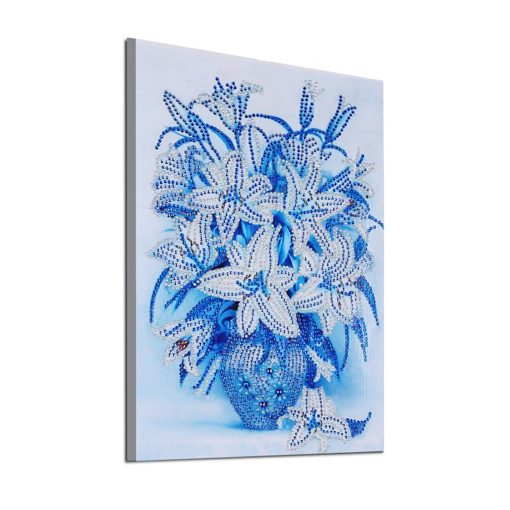 Flower | Crystal Rhinestone  | Full Round Diamond Painting Kits