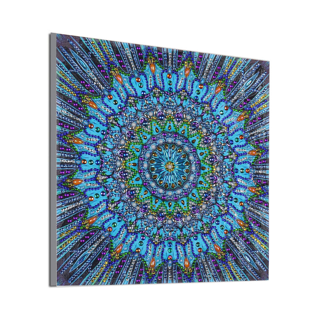 Mandala Abstract Art Flower  | Crystal Rhinestone  | Full Round Diamond Painting Kits