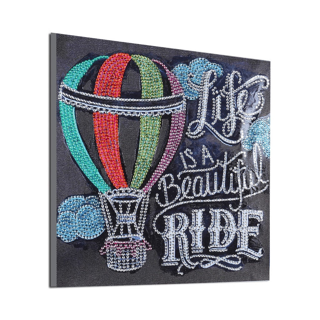 Life Is A Beautiful Ride  | Crystal Rhinestone  | Full Round Diamond Painting Kits