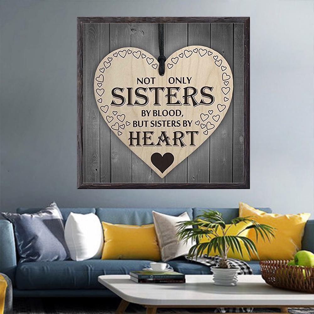 Sister Heart  | Full Round Diamond Painting Kits