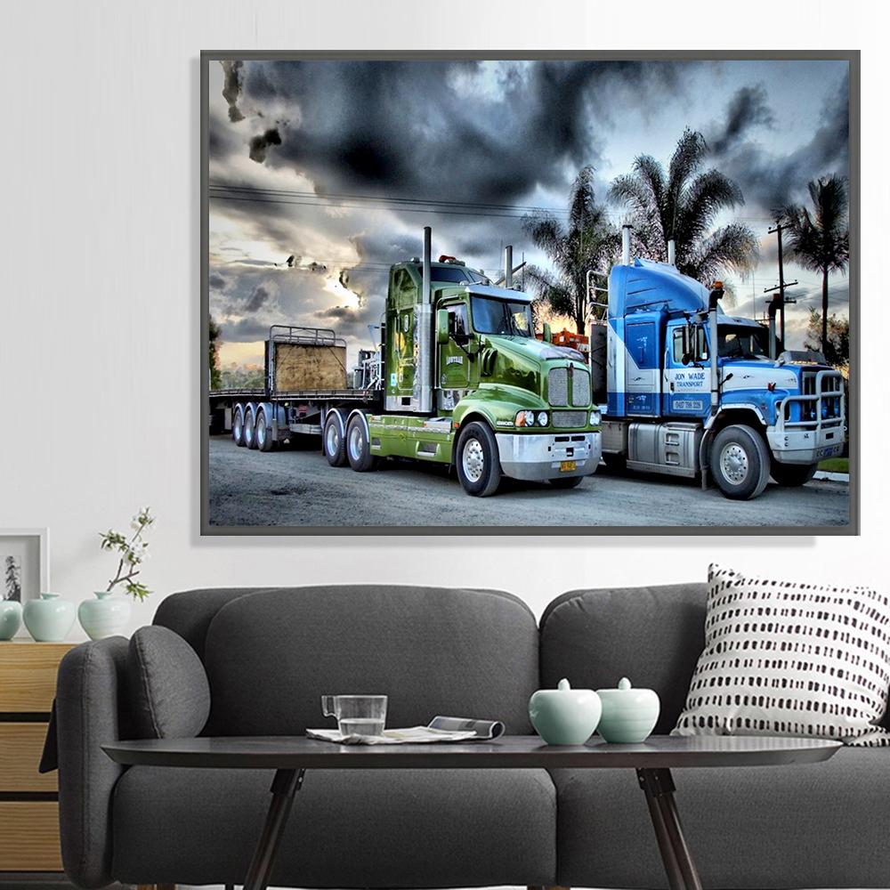 LKW | Full Square Diamond Painting Kits 