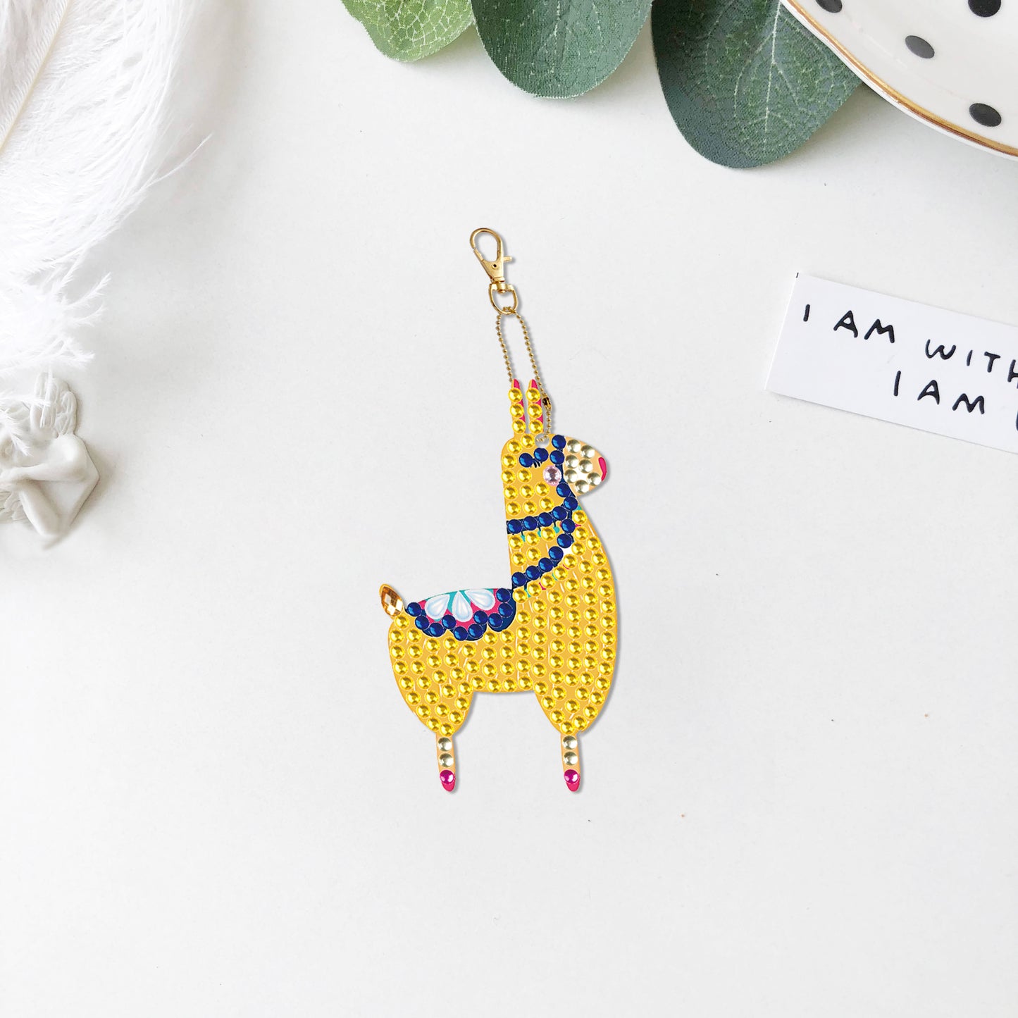 DIY keychain | Horse | Double-sided | Five Piece Set