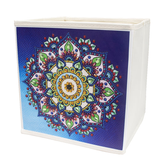 DIY Special Shaped Diamond Painting Mandala flower Cloth Home Storage Box