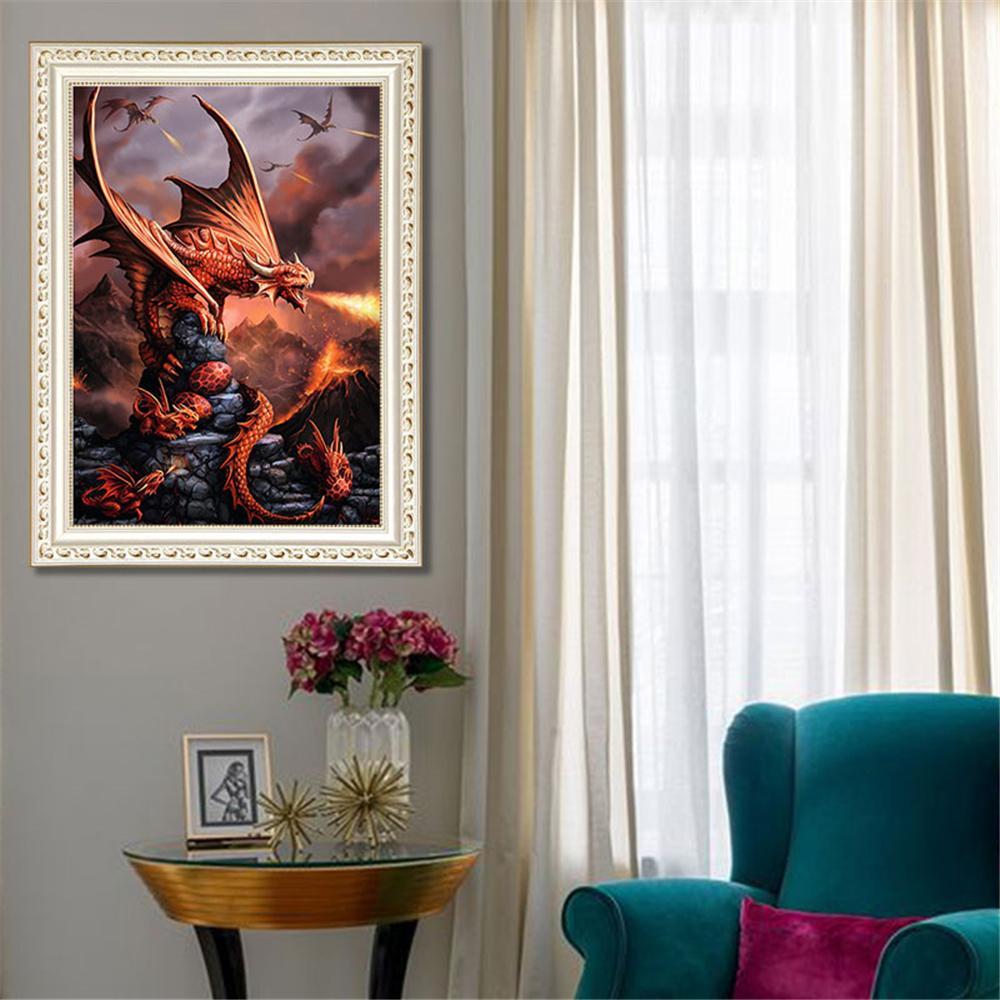 Fire dragon  | Full Square Diamond Painting Kits