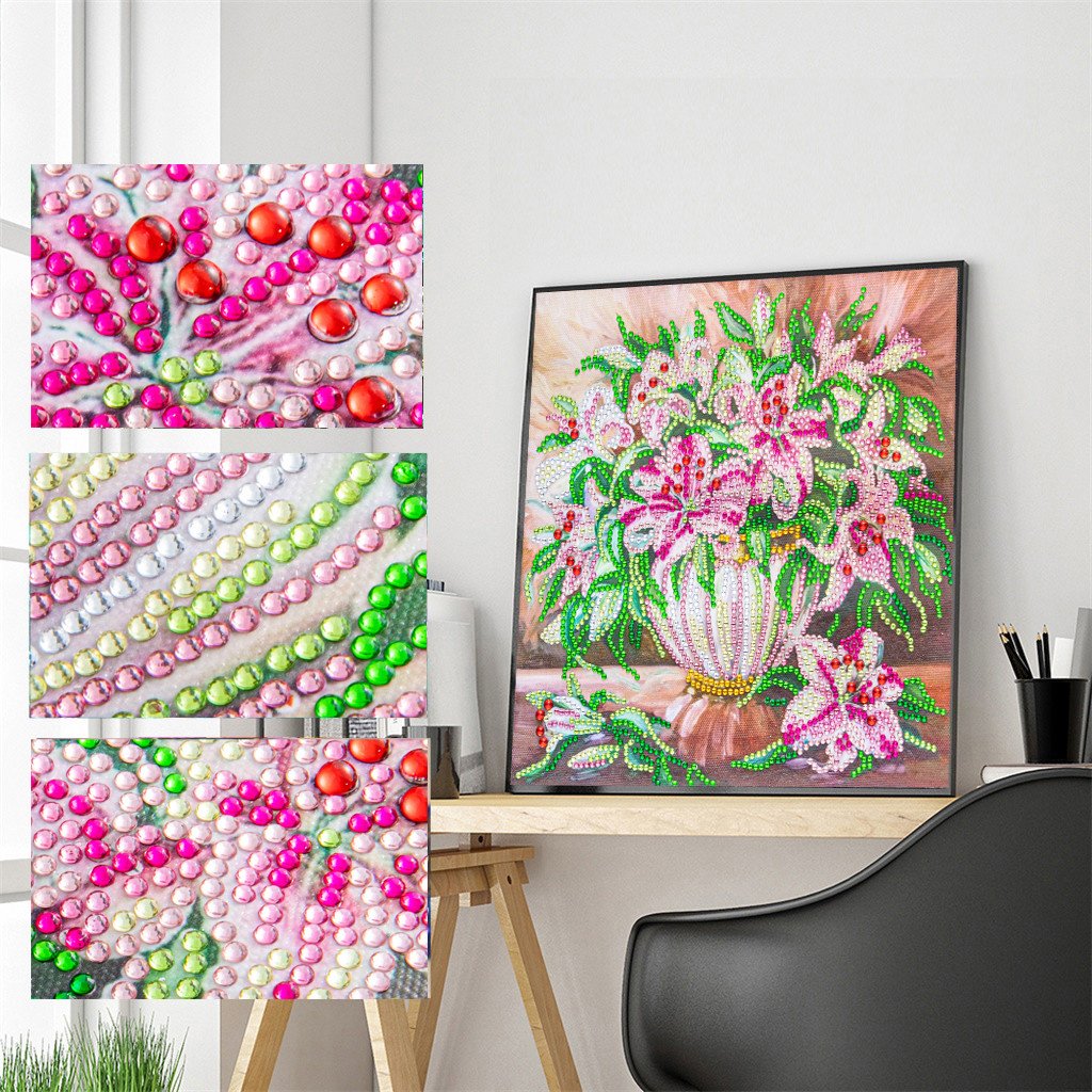 Flowers | Special Shaped | Crystal Rhinestone Diamond Painting Kits