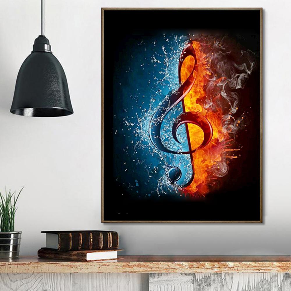 Musical Note  | Full Square Diamond Painting Kits