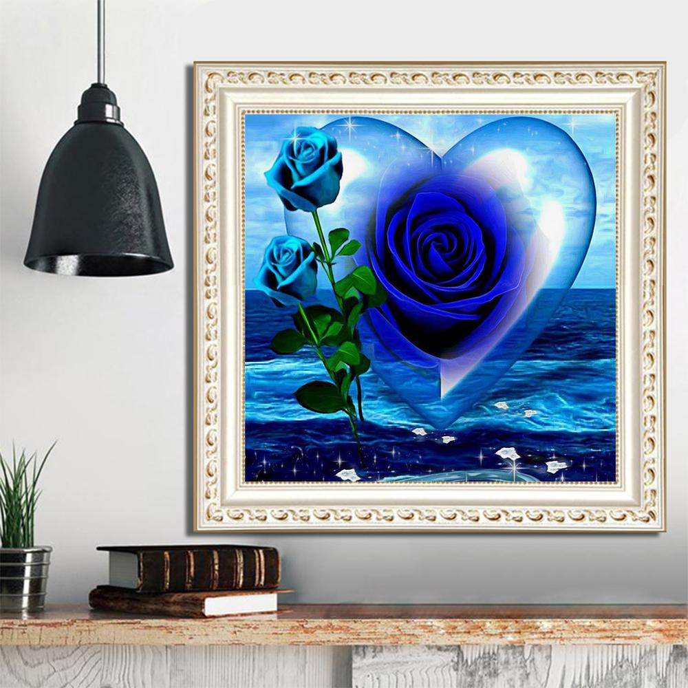 Love Rose Flower | Full Round Diamond Painting Kits
