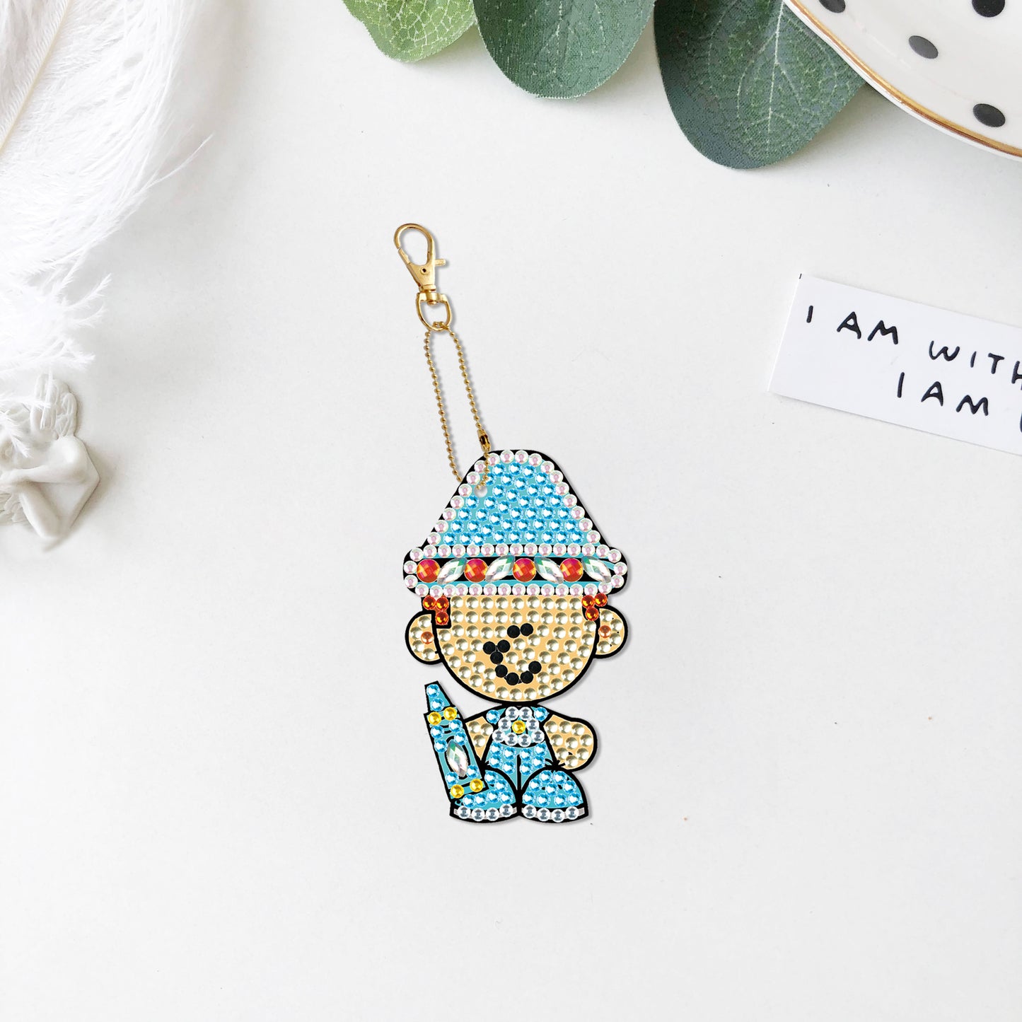 DIY keychain | Children | Double-sided | Five Piece Set