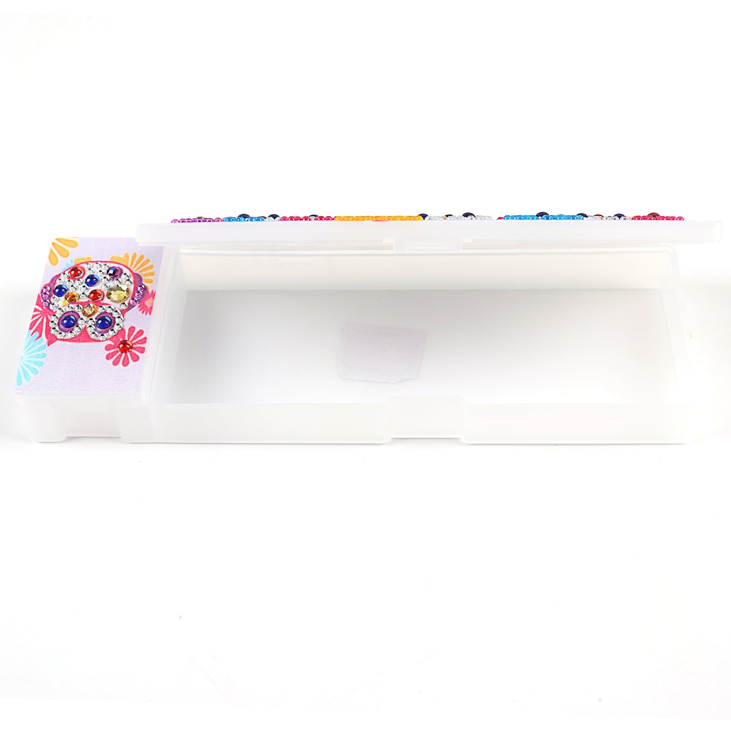 DIY special-shaped diamond painting 2 grid pencil case | owl | storage box gift