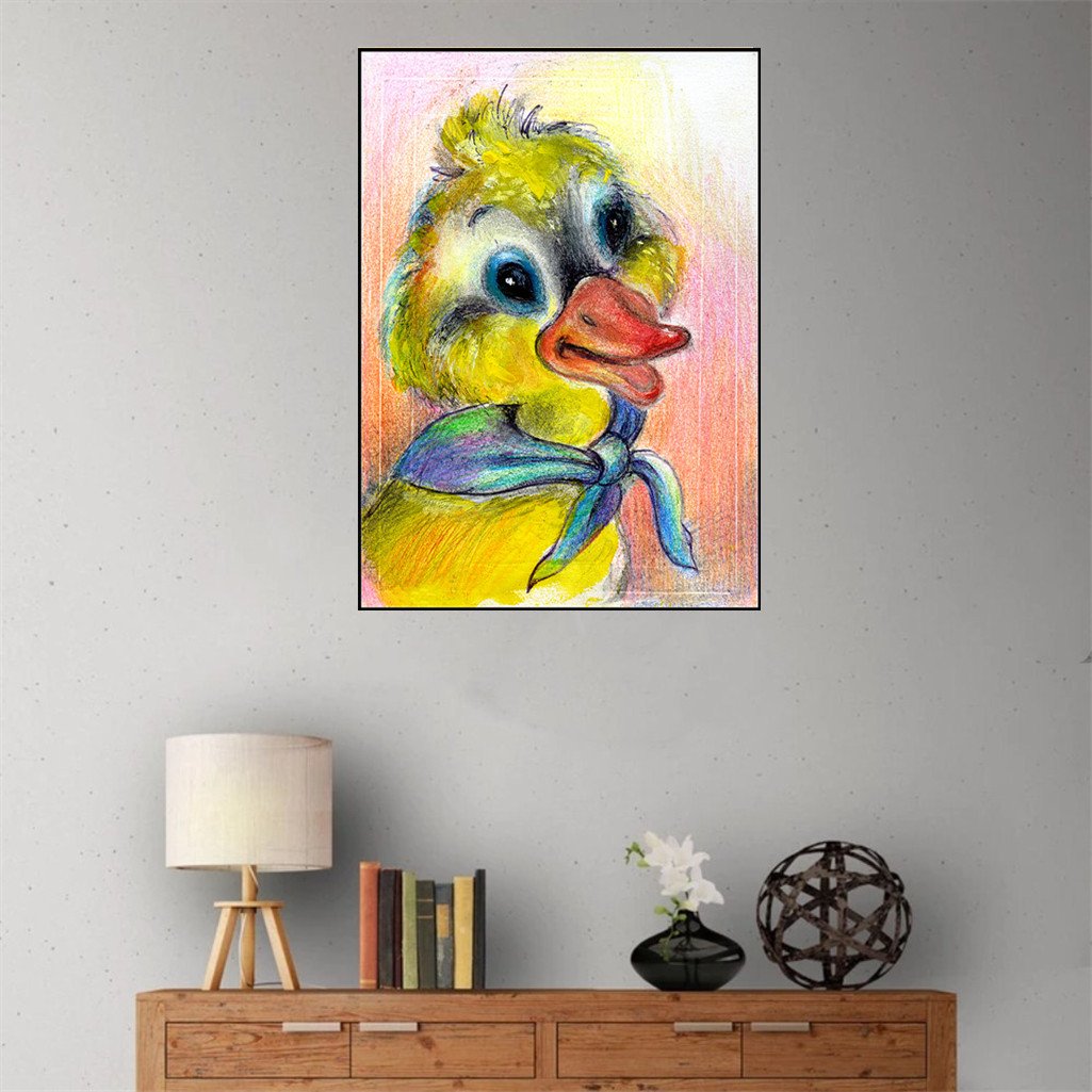 Little yellow duck | Full Round Diamond Painting Kitsswan