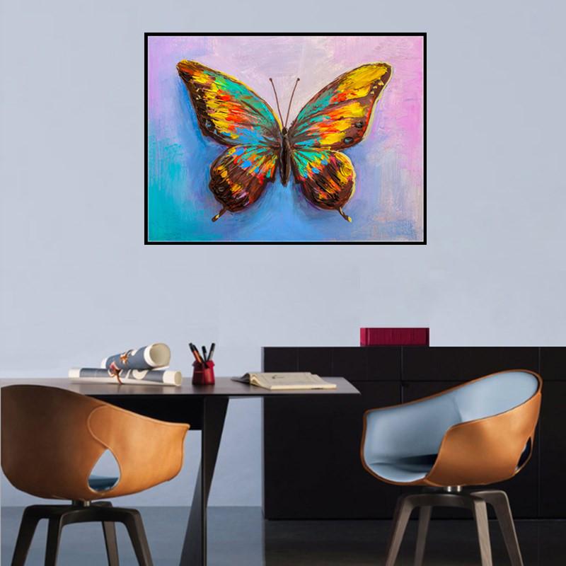 Papillon | Kits complets de peinture au diamant rond