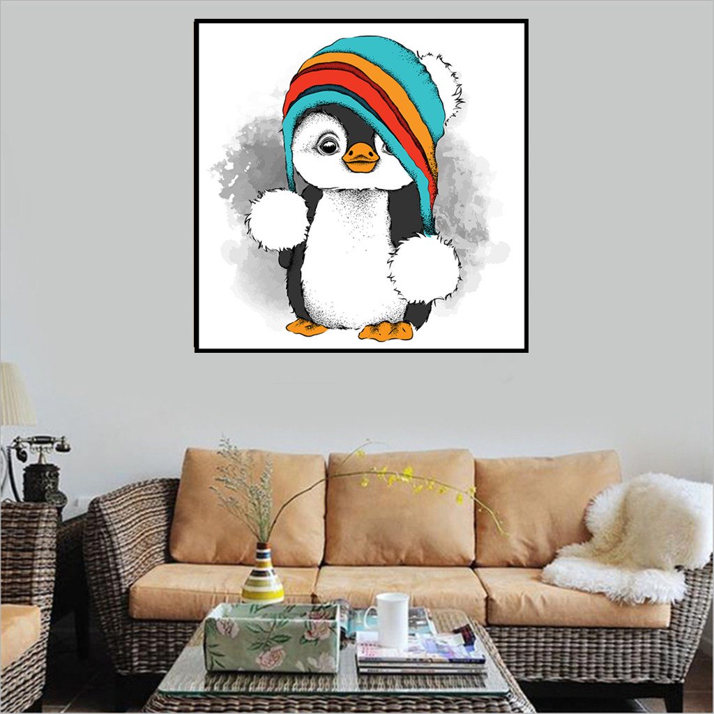 Penguin | Full Round Diamond Painting Kits