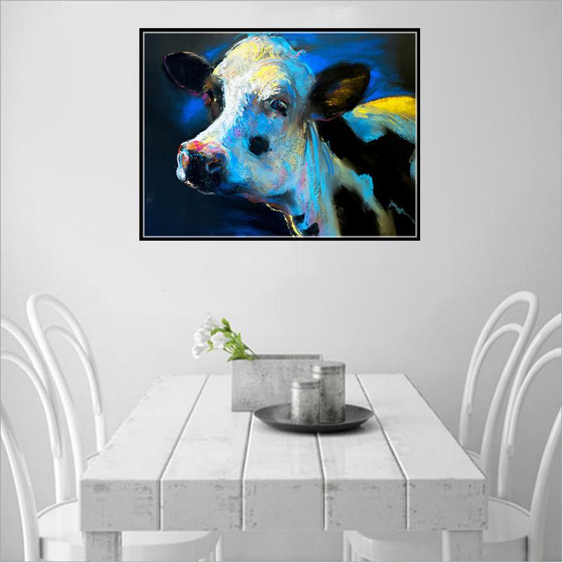 Cattle | Full Round Diamond Painting Kitscock