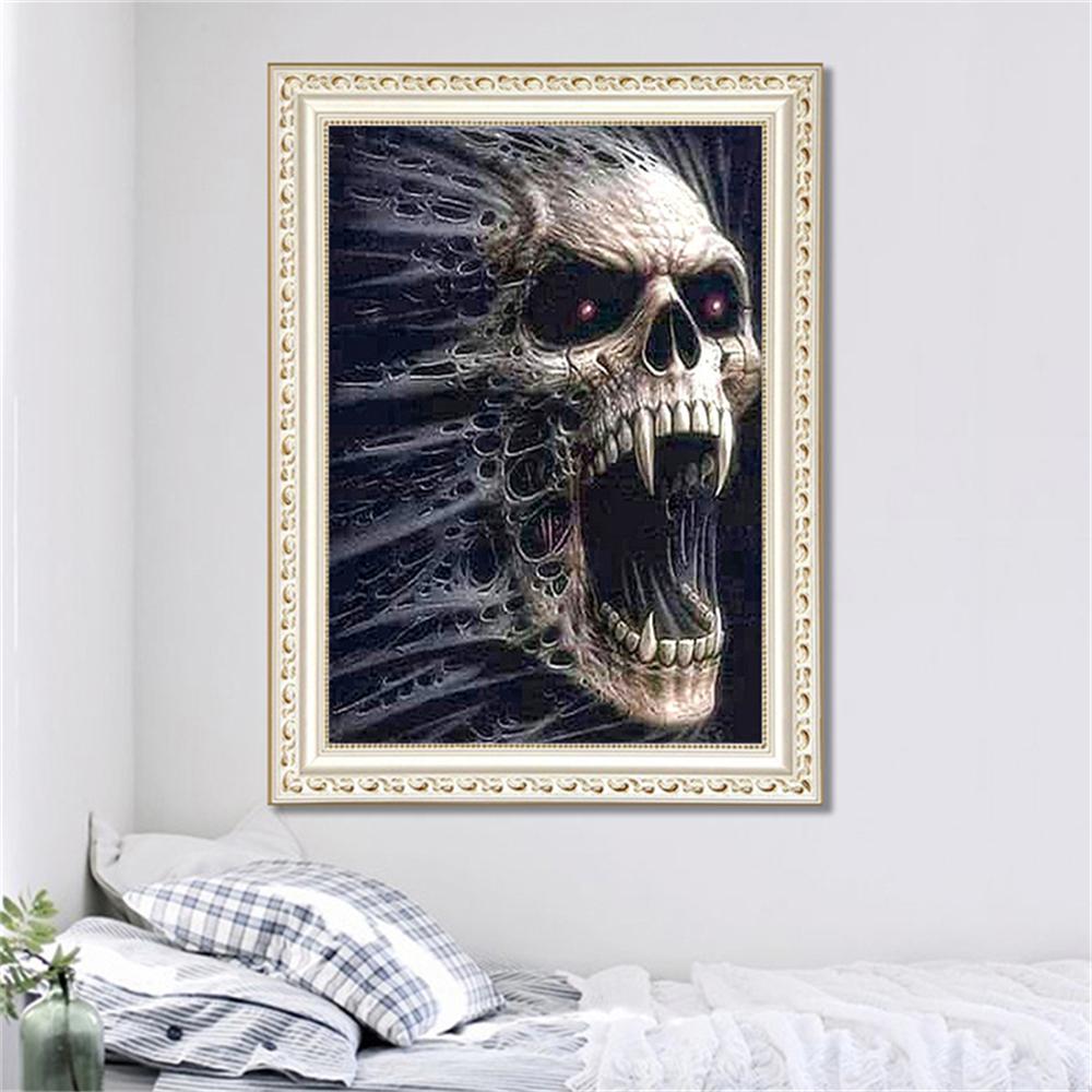 Horror skull | Full Round Diamond Painting Kits