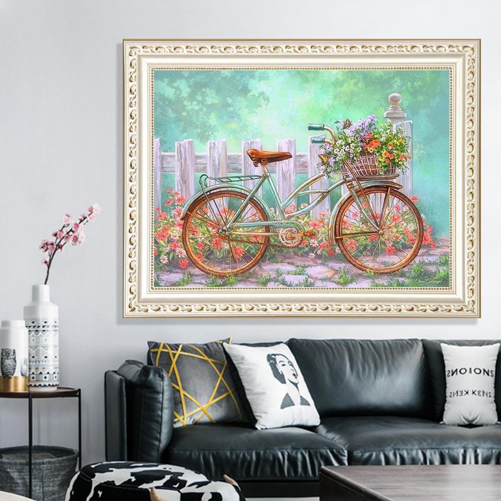 The Bicycle  | Full Round Diamond Painting Kits