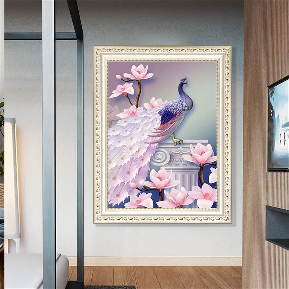 Peacock  | Full Square Diamond Painting Kits