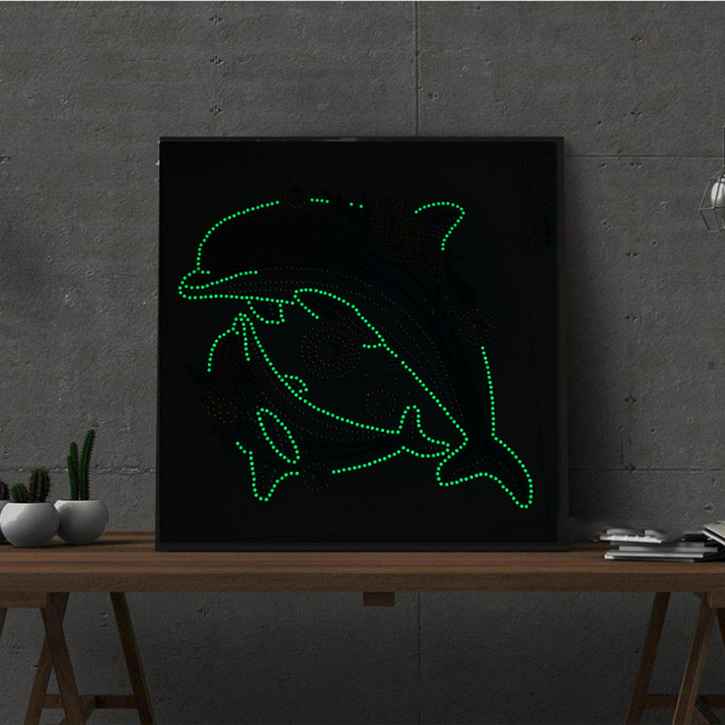 Dolphin | Luminous Diamond Painting Kits