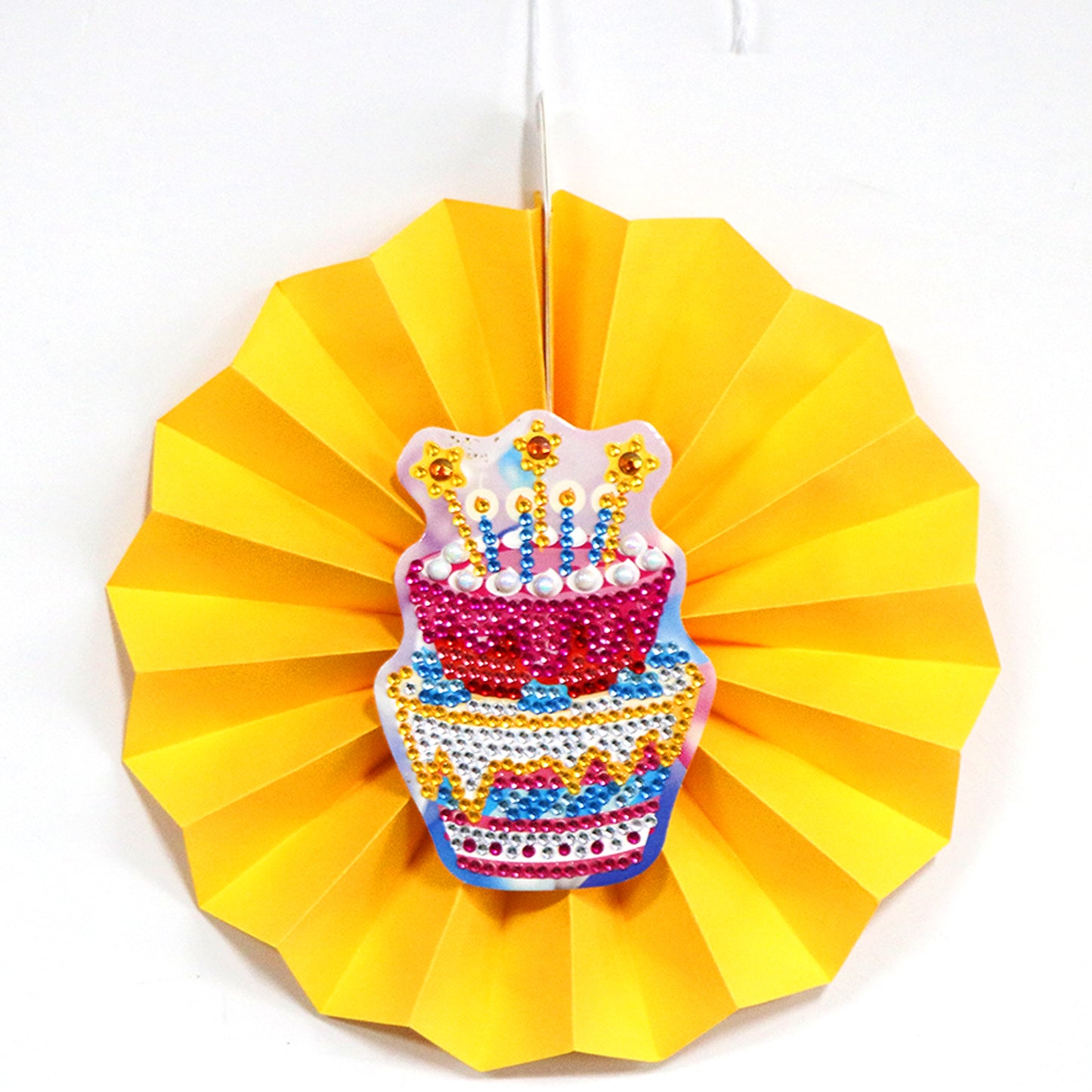DIY 7pcs Set Diamond Painting Birthday Decoration Fans