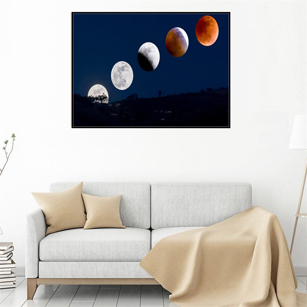 Five Moons | Full Round Diamond Painting Kits