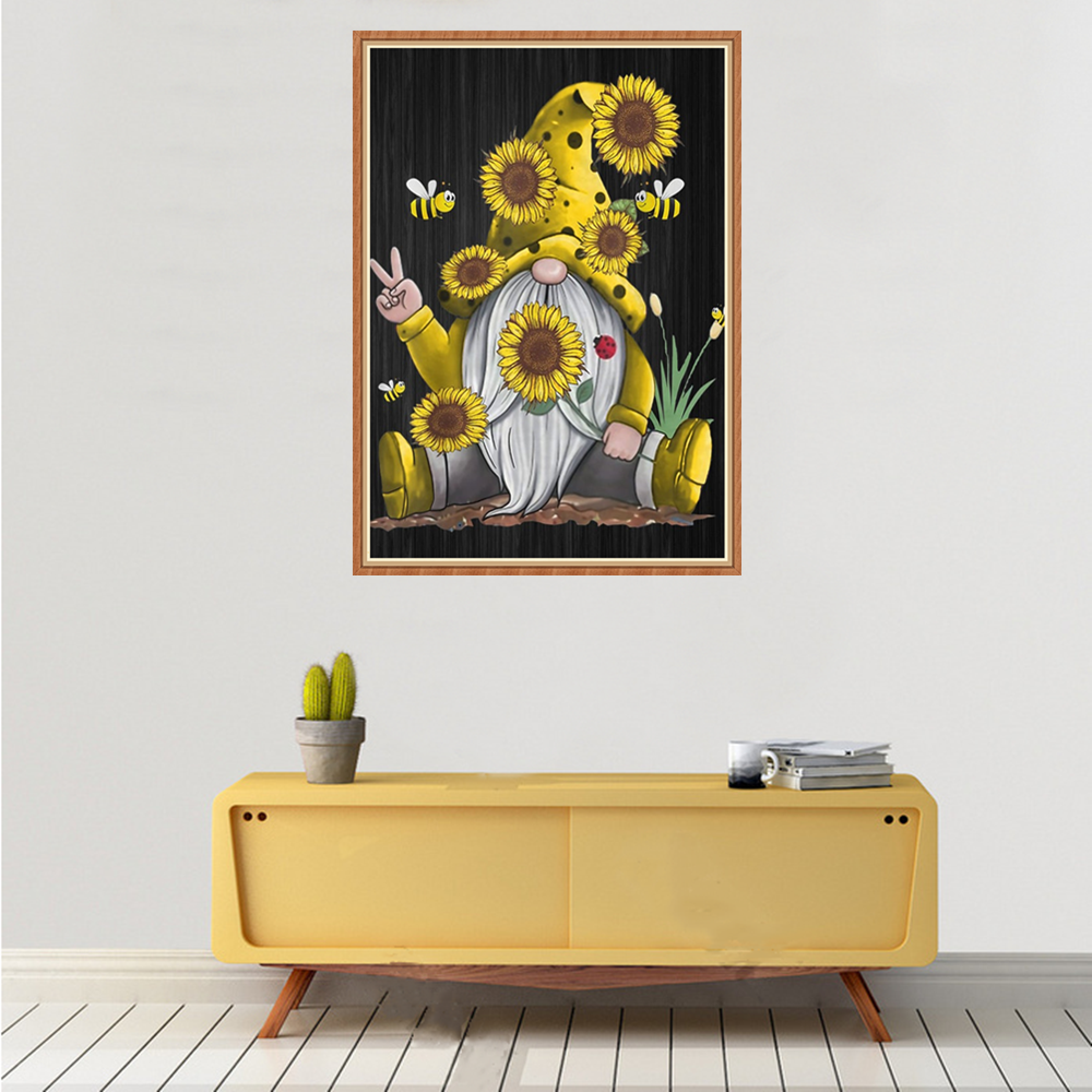 Sunflower Goblin | Full Round Diamond Painting Kits