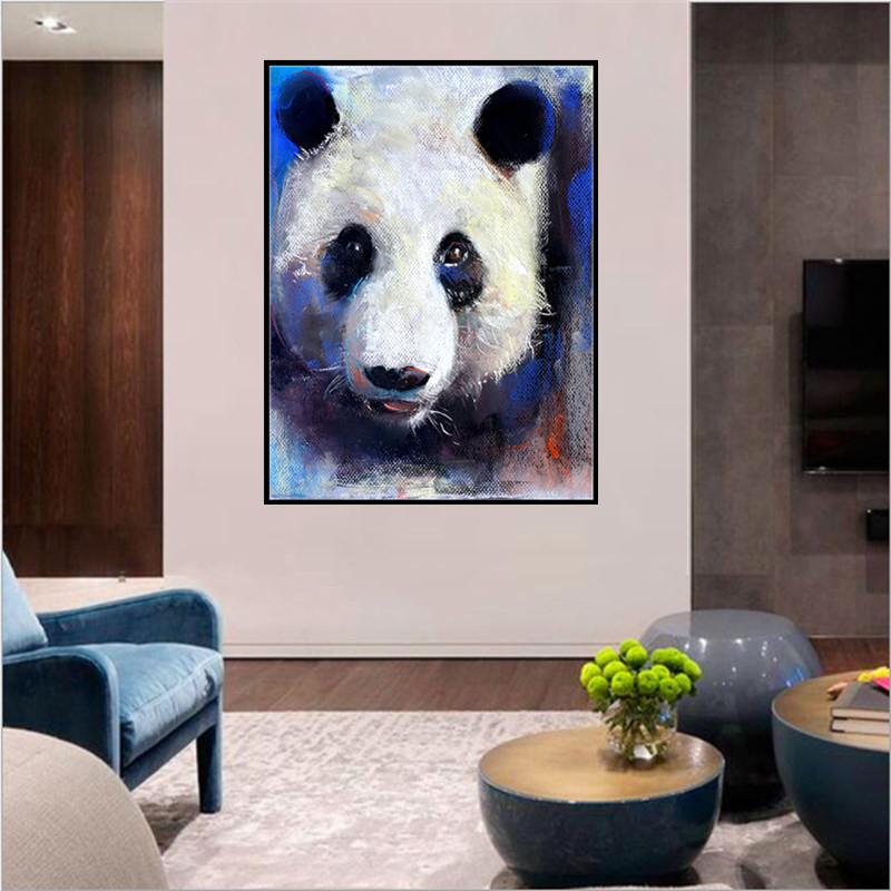 Panda | Kitscock complet de peinture au diamant rond 