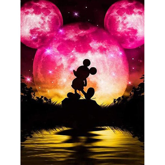 Mickey | Kits complets de peinture au diamant rond