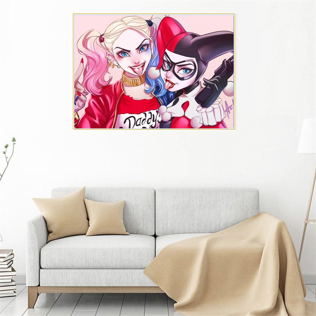 Harley Quinn | Kits complets de peinture au diamant rond