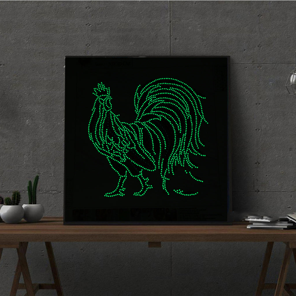 Cock | Luminous Diamond Painting Kits