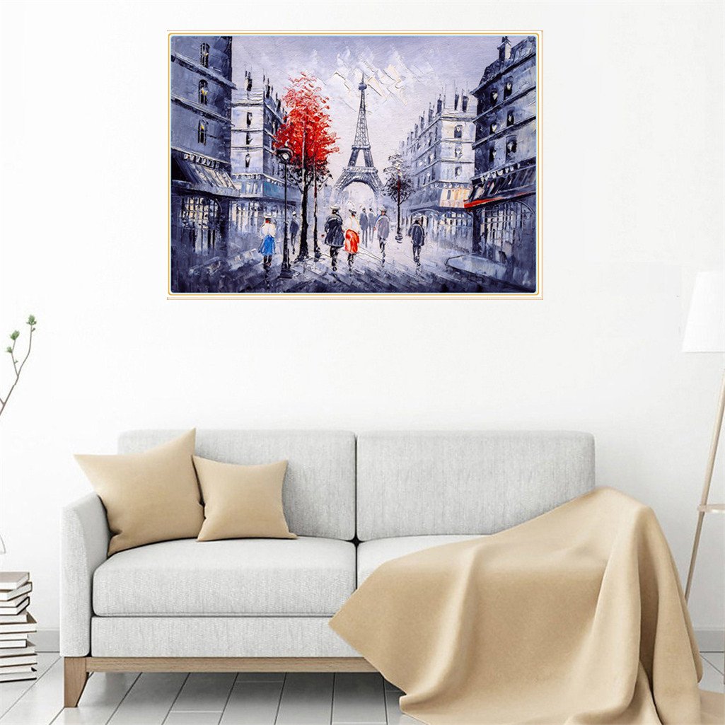 Tour Eiffel | Kits complets de peinture au diamant rond