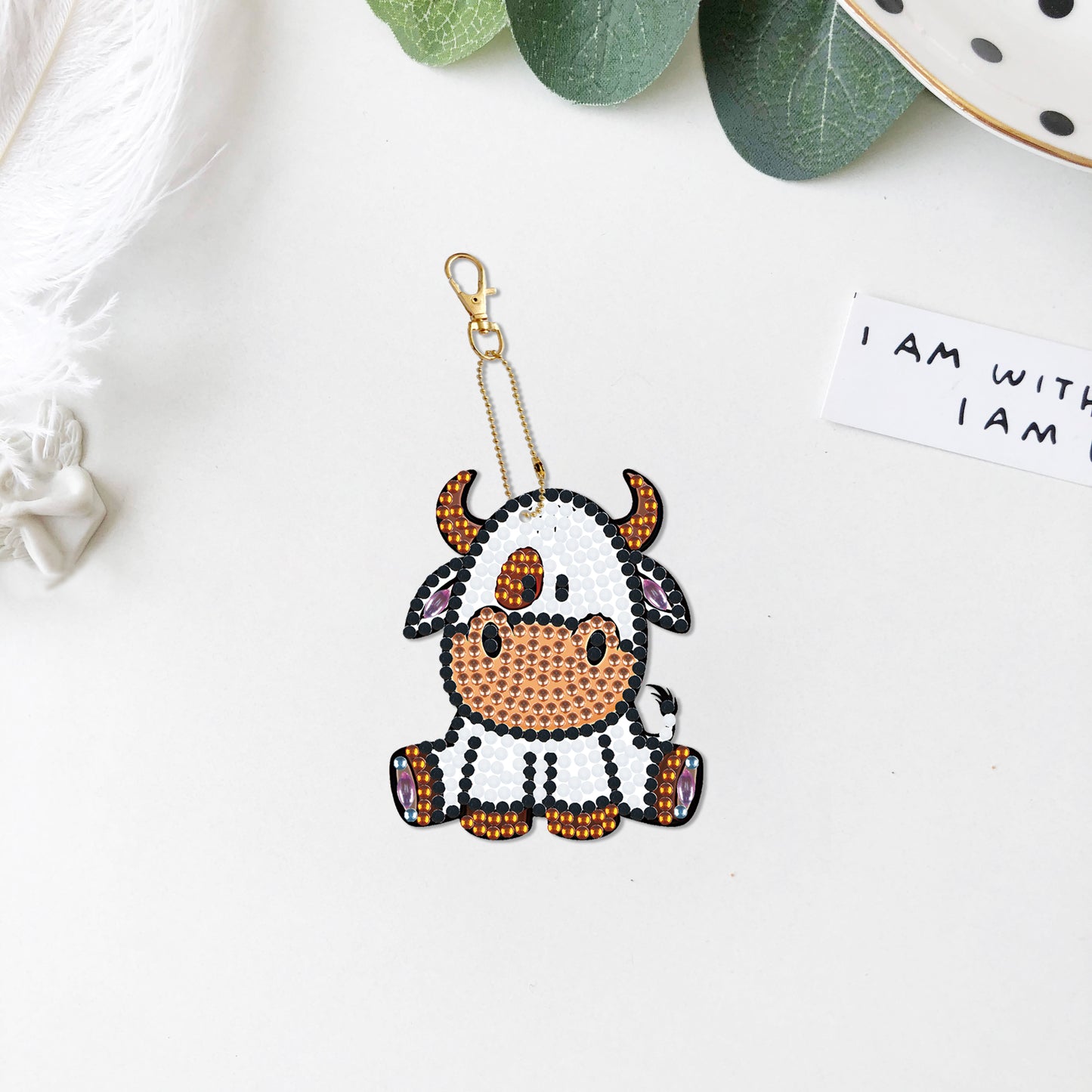 DIY keychain | Animals | Double-sided | Five Piece Set