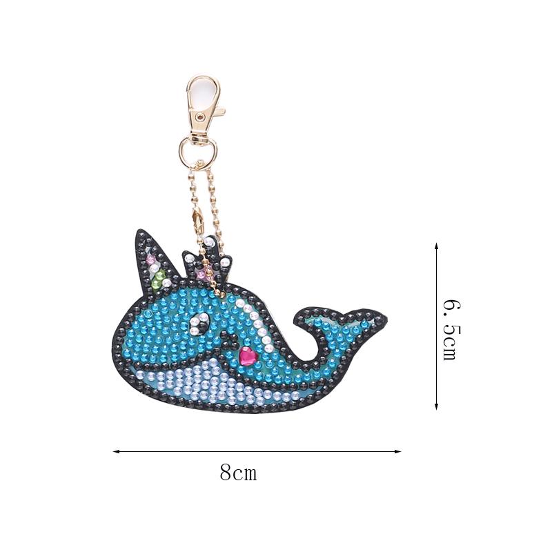 DIY Ocean Keychain 5-teiliges Set-Diamant-Malset