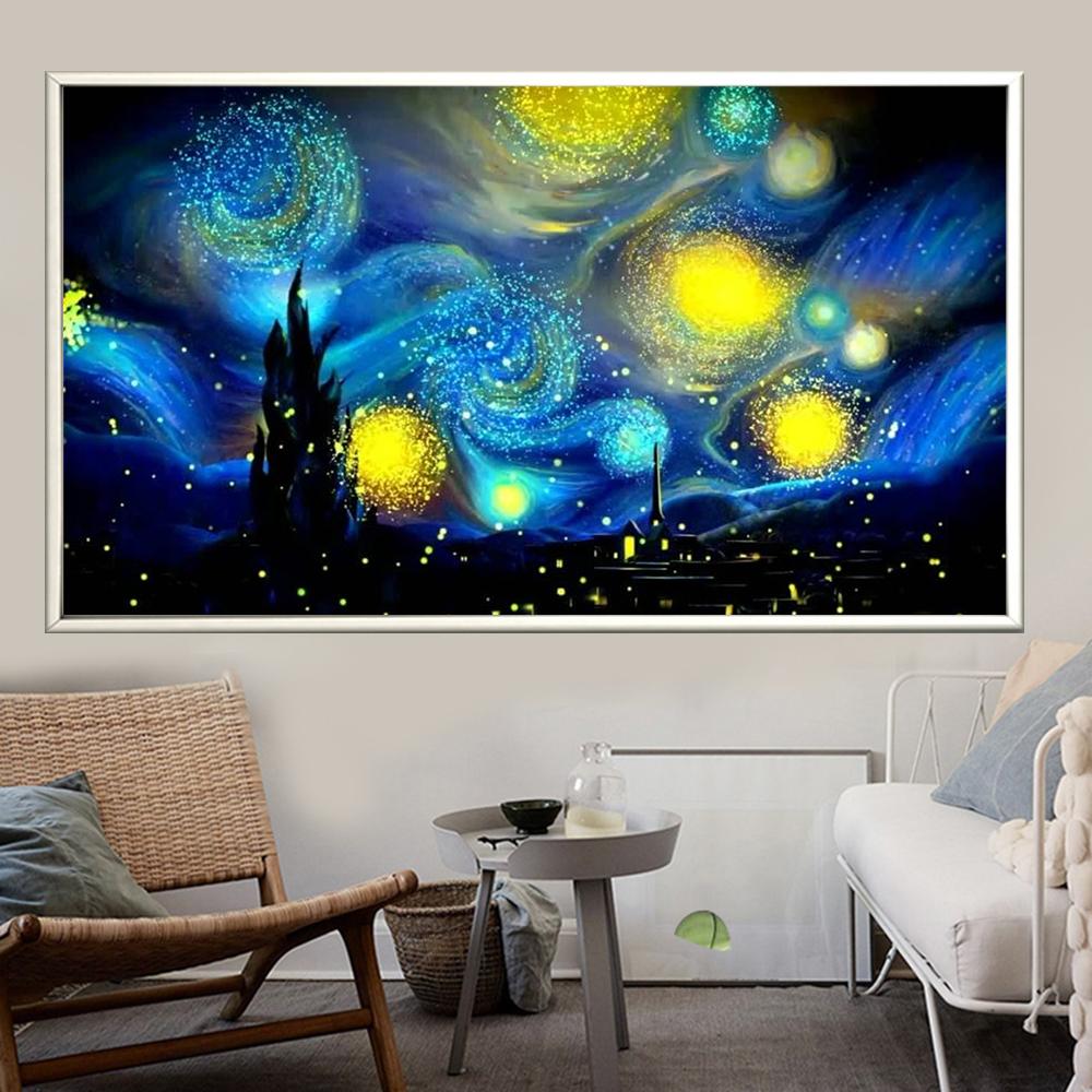 Van Gogh Starry Sky | Full Round Diamond Painting Kits