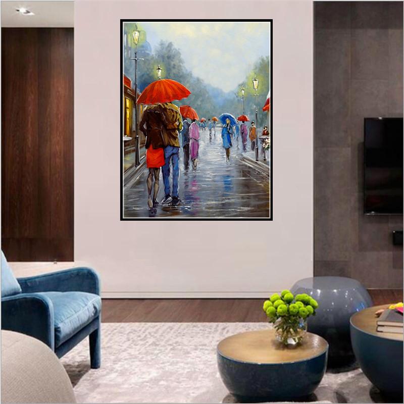 Street Scenery | Full Round Diamond Painting Kits