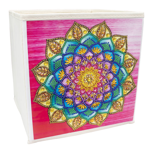 DIY Special Shaped Diamond Painting Mandala flower Cloth Home Storage Box