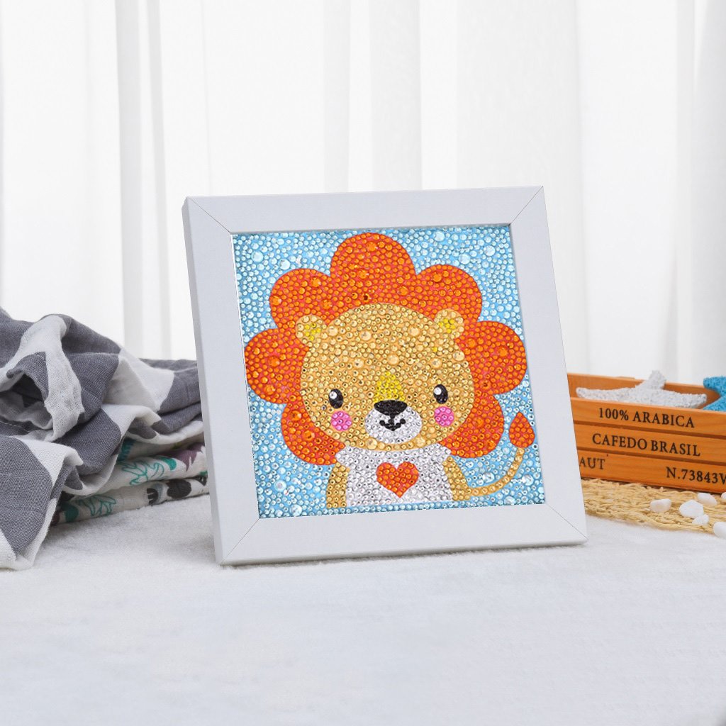 Children's Series-| Small lion | Crystal Rhinestone Diamond Painting Kits