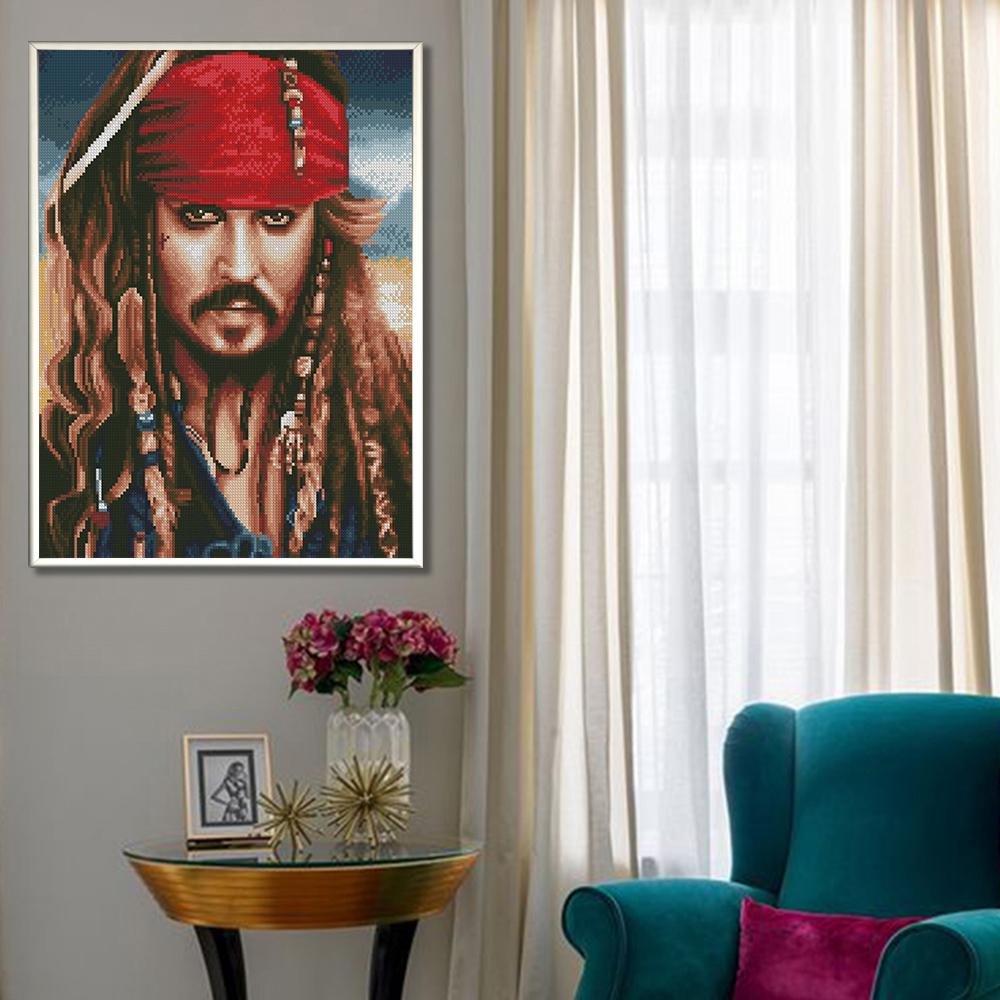 Jack Sparrow | Full Square Diamond Painting Kits