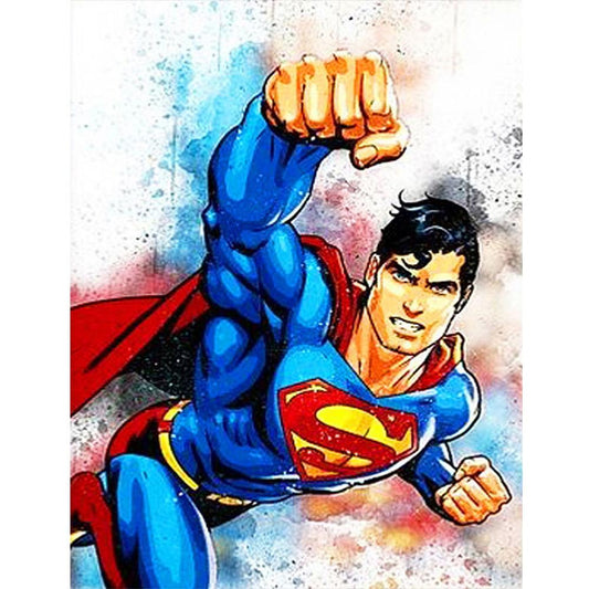 Superman | Kits complets de peinture au diamant rond