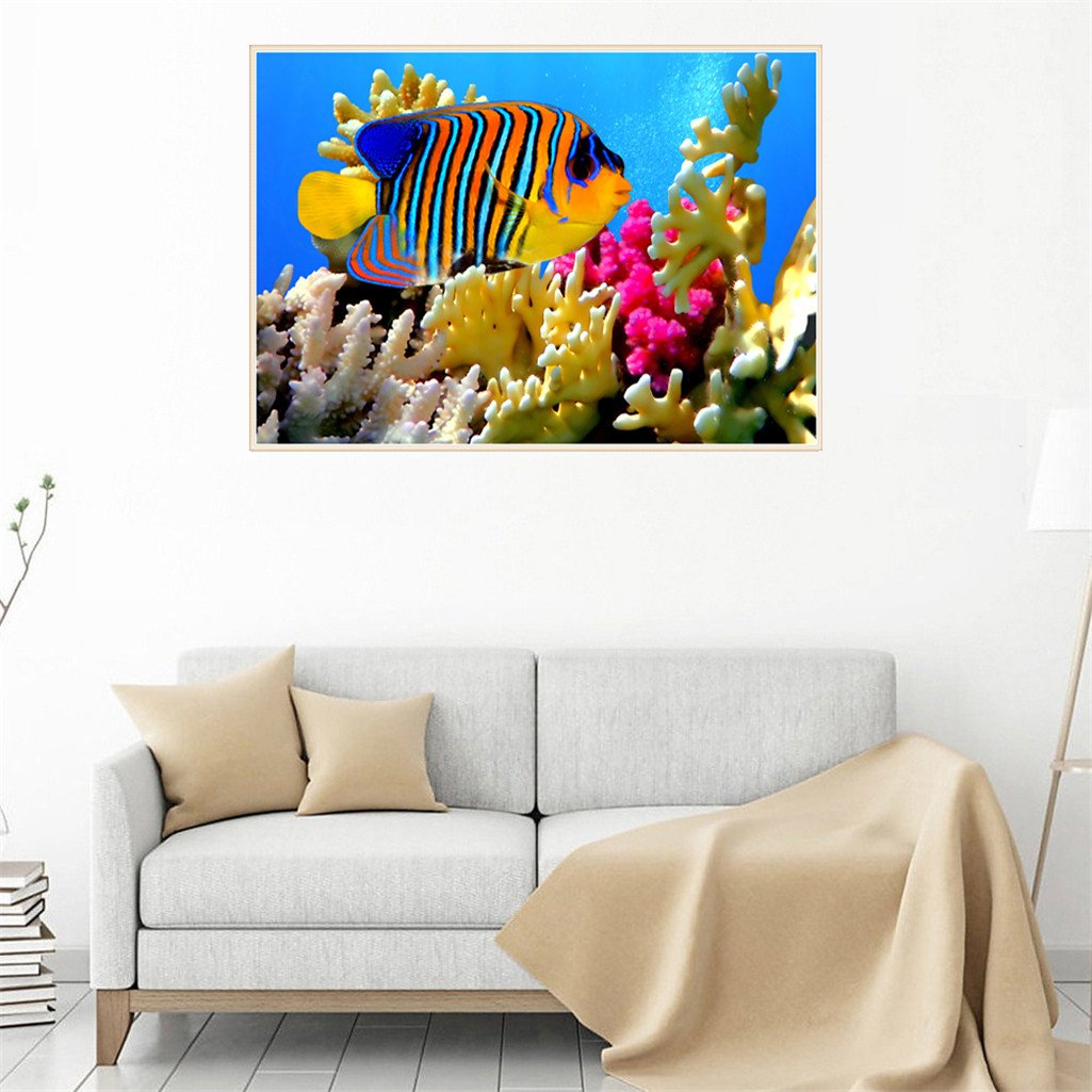 Fish | Full Round Diamond Painting Kitscactus