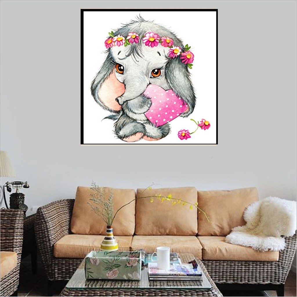 Elephant | Full Round Diamond Painting Kitsswan