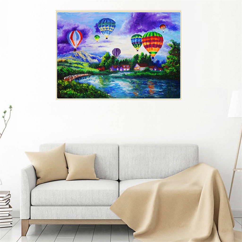 hot air balloon  | Full Round Diamond Painting Kits