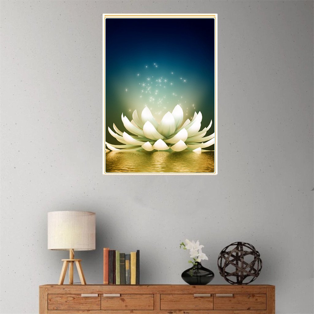 Lotus  | Full Round Diamond Painting Kits