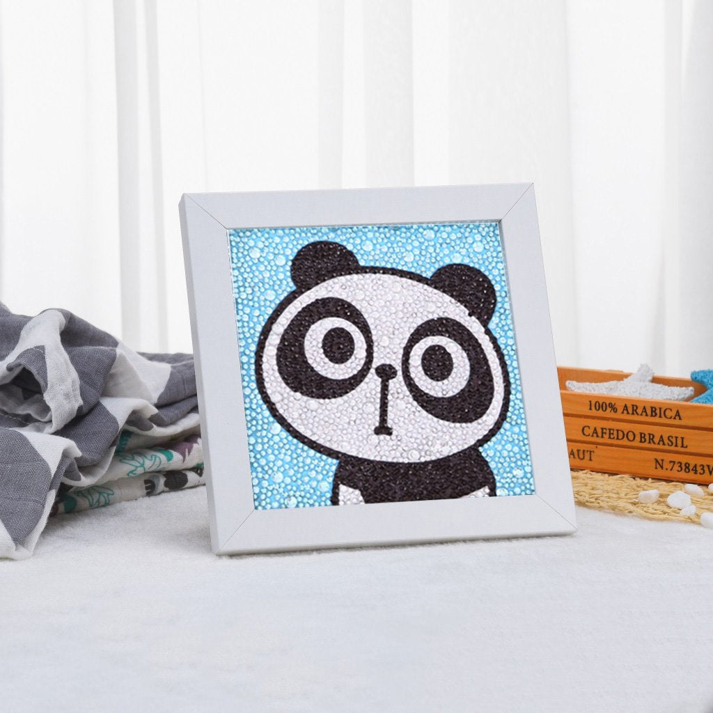 Kinderserie-| Panda | Crystal Strass Diamond Painting Kits